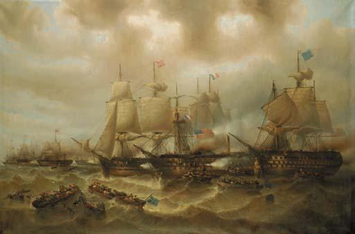 Francois Etienne Musin - The Battle of Trafalgar, 21st October 1805