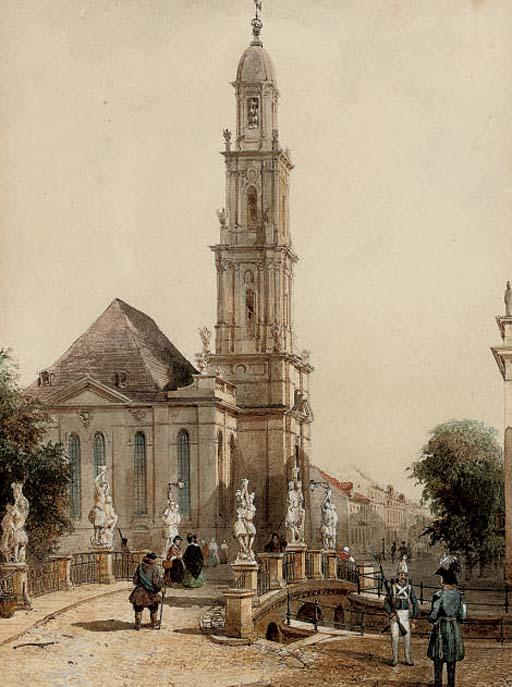 Francois-Etienne Villeret - A busy day in a French town