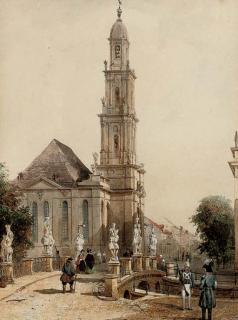 Francois-Etienne Villeret - A busy day in a French town