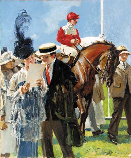 Francois Flameng - Aux Courses