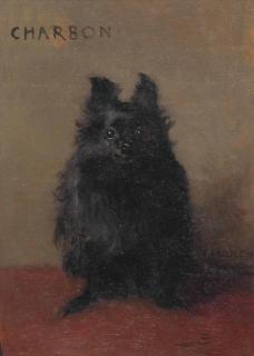 François Flameng - \'Charbon\': Portrait Of A Dog