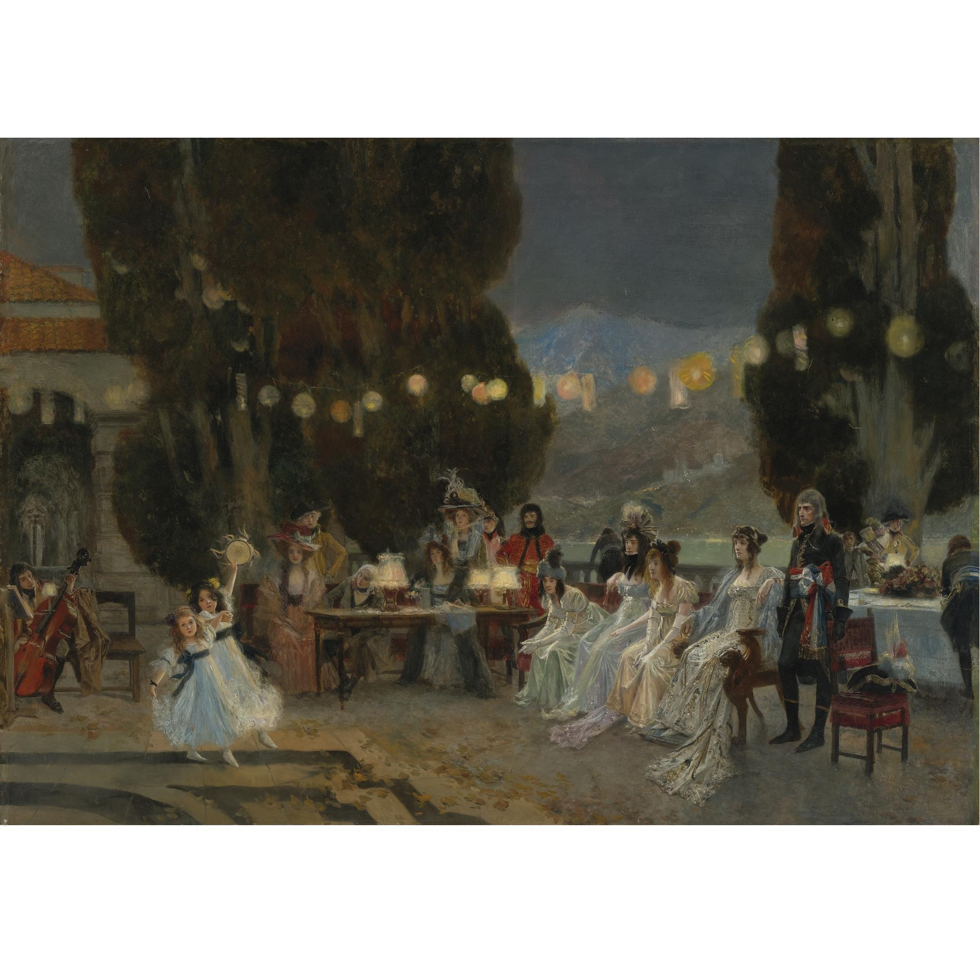 François Flameng - French An Evening\'S Entertainment For Josephine