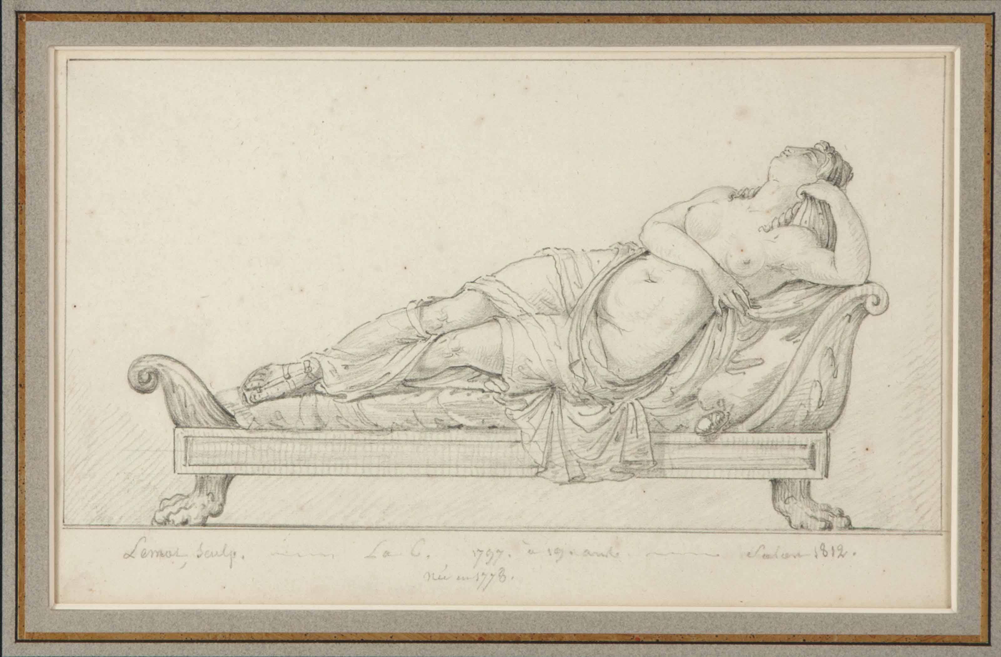François Frédéric Lemot - Design for a sculpture