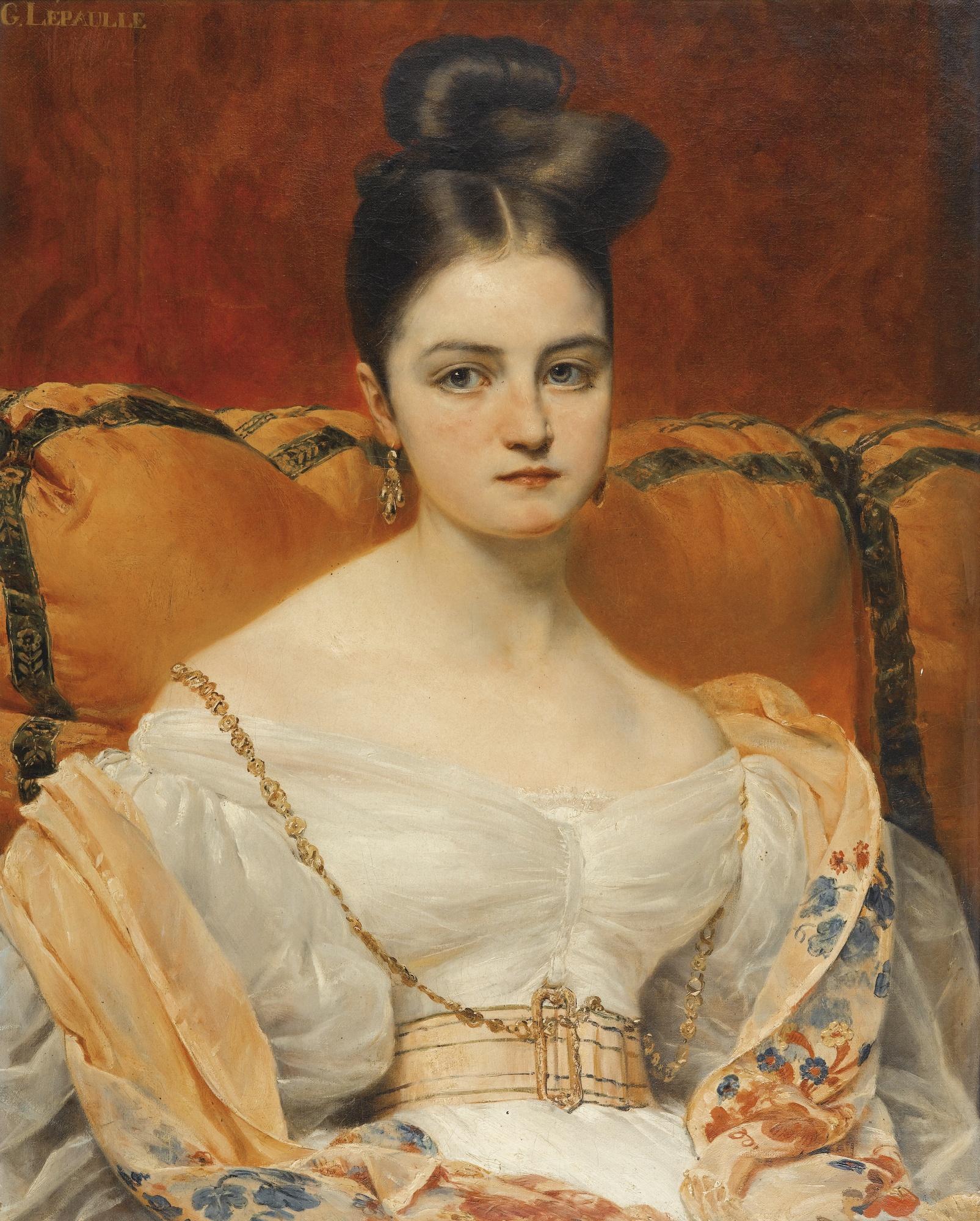 François-Gabriel-Guillaume Lépaulle - Portrait D\'Henriette Grevedon