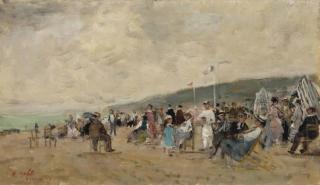 François Gall - Animation Sur La Plage De Deauville Autour Du Marchand De Glace (Sailor Of Ice Cream)