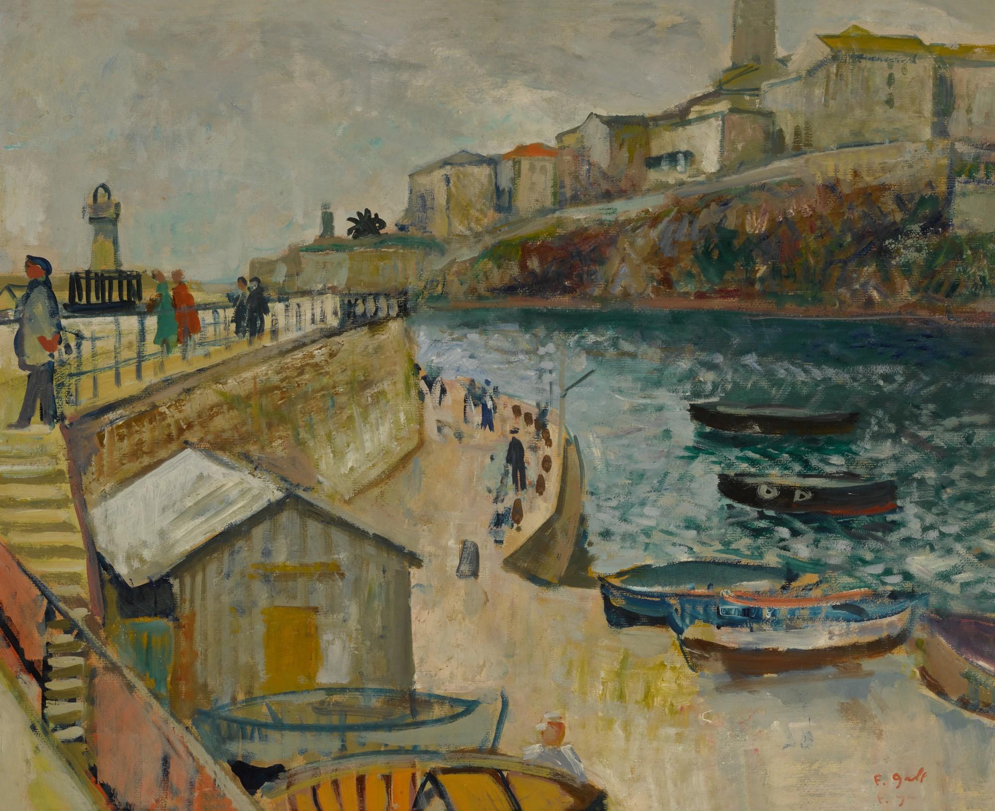 François Gall - Barques et quay