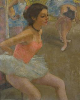 François Gall - Eugenie Ballerine, De Dos, Avant La Danse