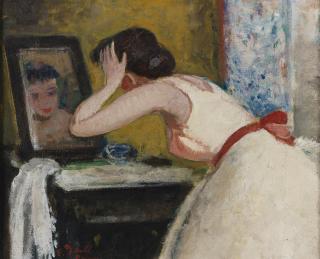 François Gall - Eugénie Penchée Vers Le Miroir