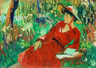 Francois Gall - Girl with hat