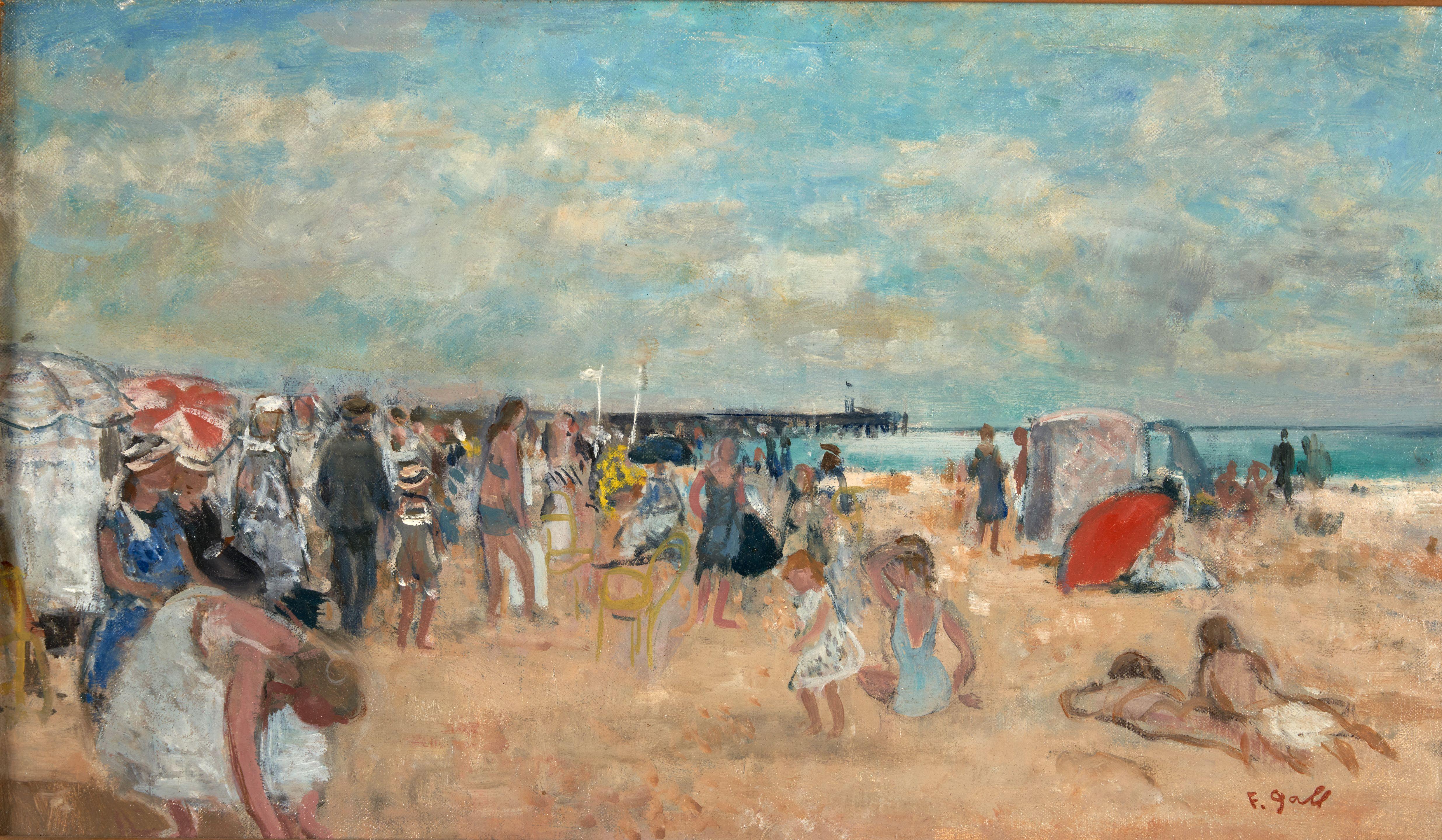 François Gall - La Plage à Trouville