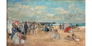 François Gall - La Plage à Trouville