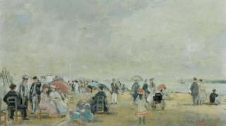 François Gall - La Plage de Trouville