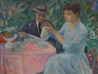 François Gall - La Tasse de tilleul au jardin de Martel-en-Quercy