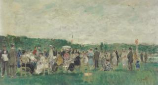 Francois Gall - Le champ de course à Gramat-Quercy