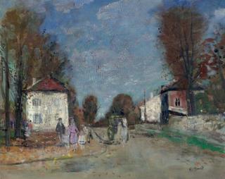 Francois Gall - Promenade familiale en automne autour de Paris