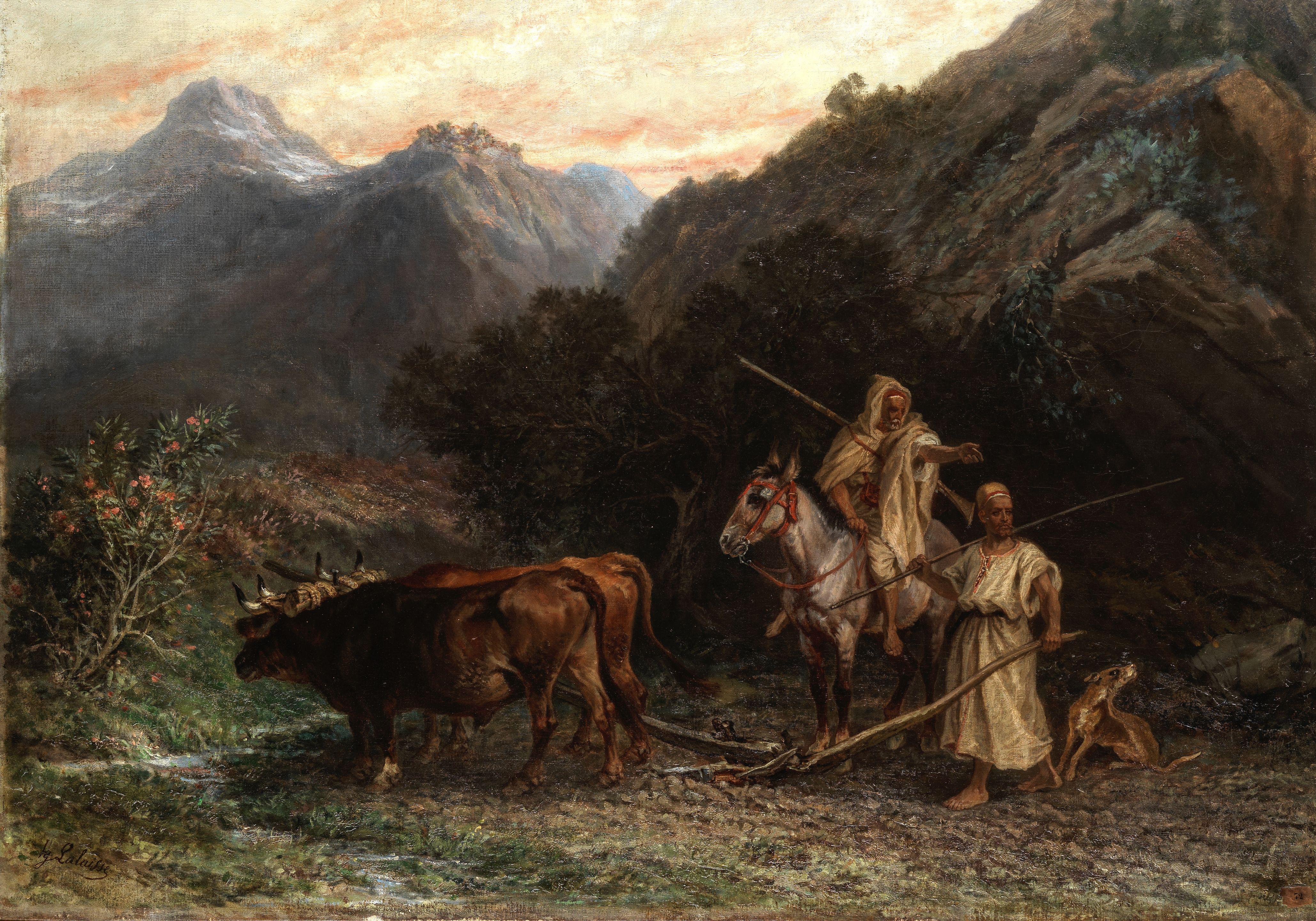François Hippolyte Lalaisse - Les laboureurs Kabyles