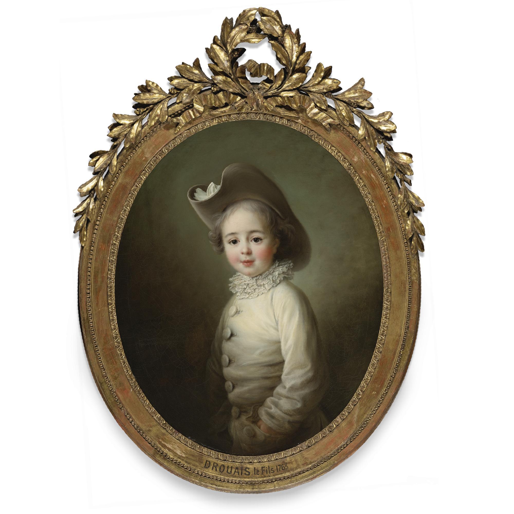 François Hubert Drouais - Marie-Jean Hérault De Séchelles As A Child