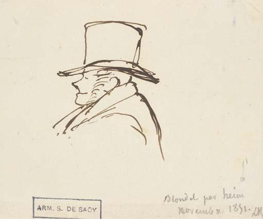 François-Joseph Heim - Portrait de Merry-Joseph Blondel (1781-1853) de profil à gauche