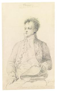 François-Joseph Heim - Portrait Of The Painter Charles Thévenin