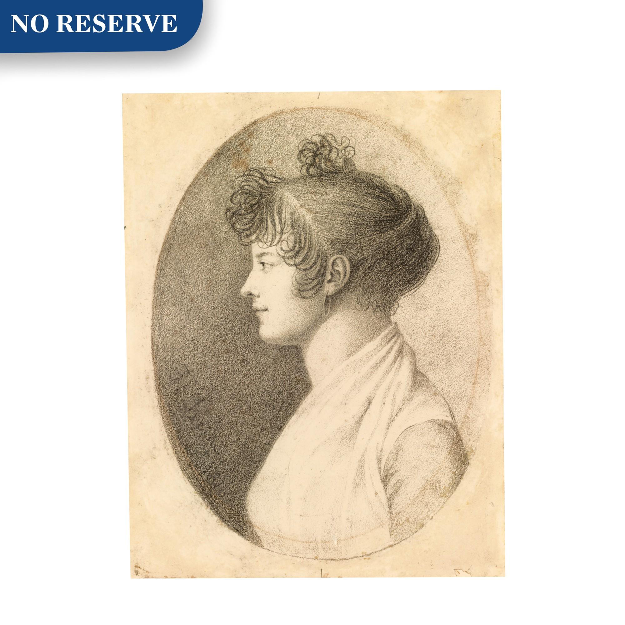 François-Joseph Heim - Profile portrait of a woman