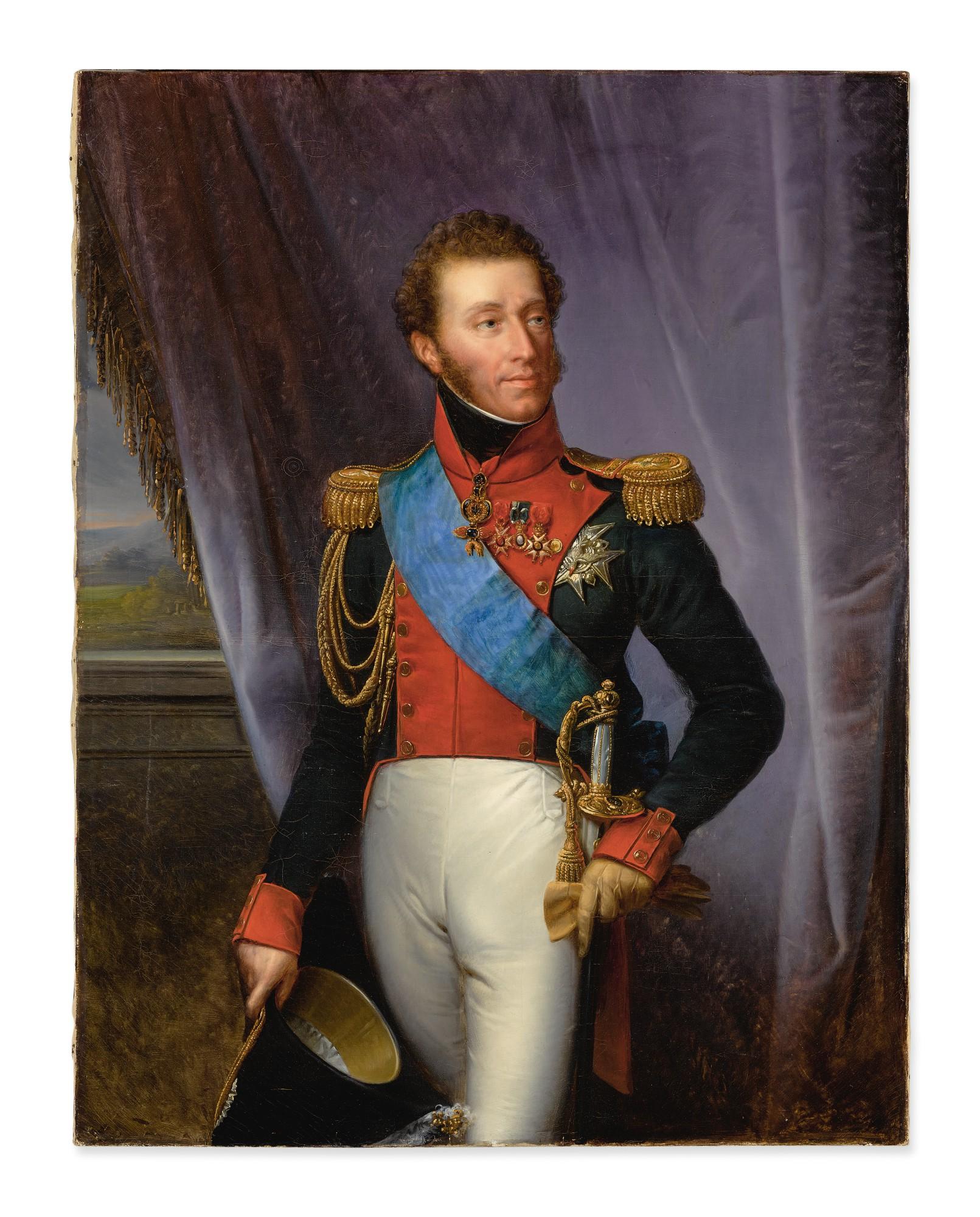 François-Joseph Kinson - Portrait Of Louis Antoine Of France, Duc D\'Angoulême (1775 – 1844), Three-Quarter Length