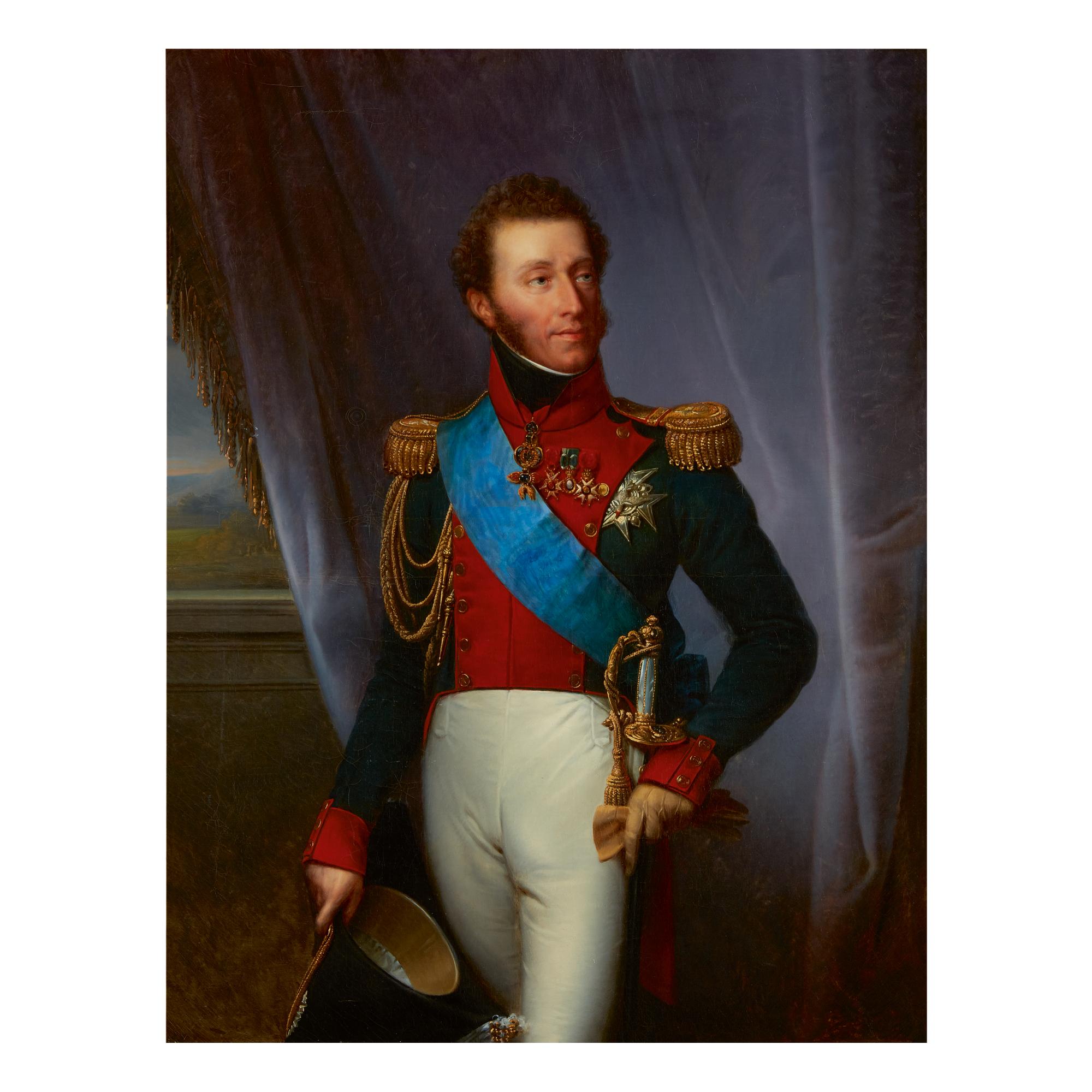 François-Joseph Kinson - Portrait Of Louis Antoine Of France, Duc D\'Angoulême (1775 – 1844), Three-Quarter Length