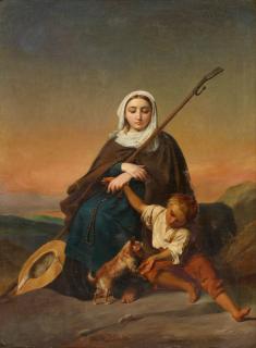 François-Joseph Navez - Rast der Pilgerin