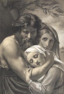 Francois-Joseph Navez - Trois Figures Enlacées