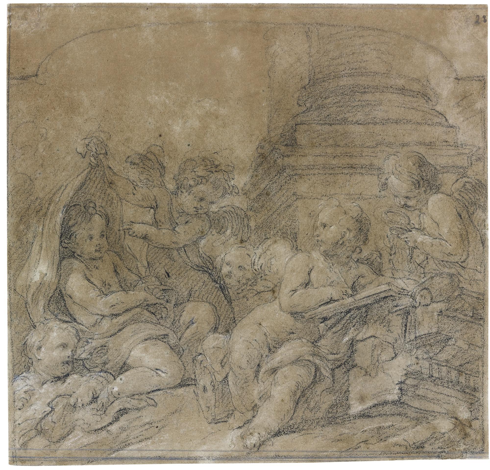 François Le Moyne - An Allegory Of Drawing