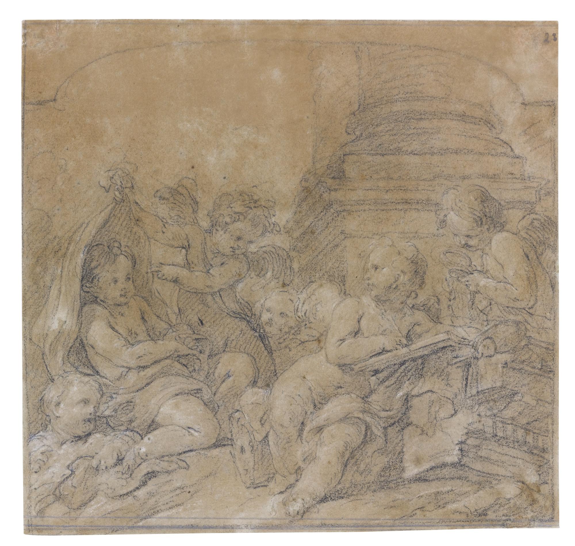 François Le Moyne - An Allegory Of Drawing