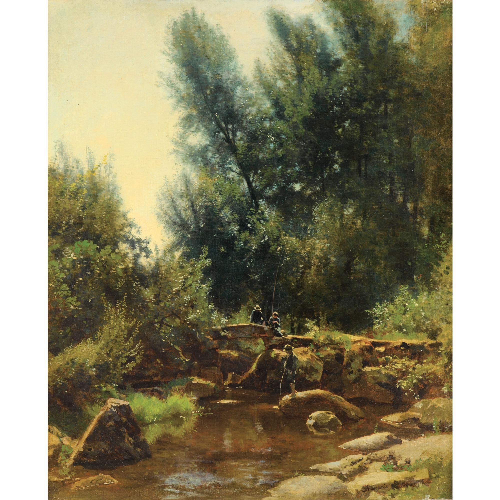 François-Louis Français - La Partie De Pêche