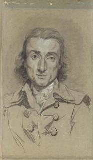 François-Louis-Joseph Watteau - Portrait of a man, bust-length