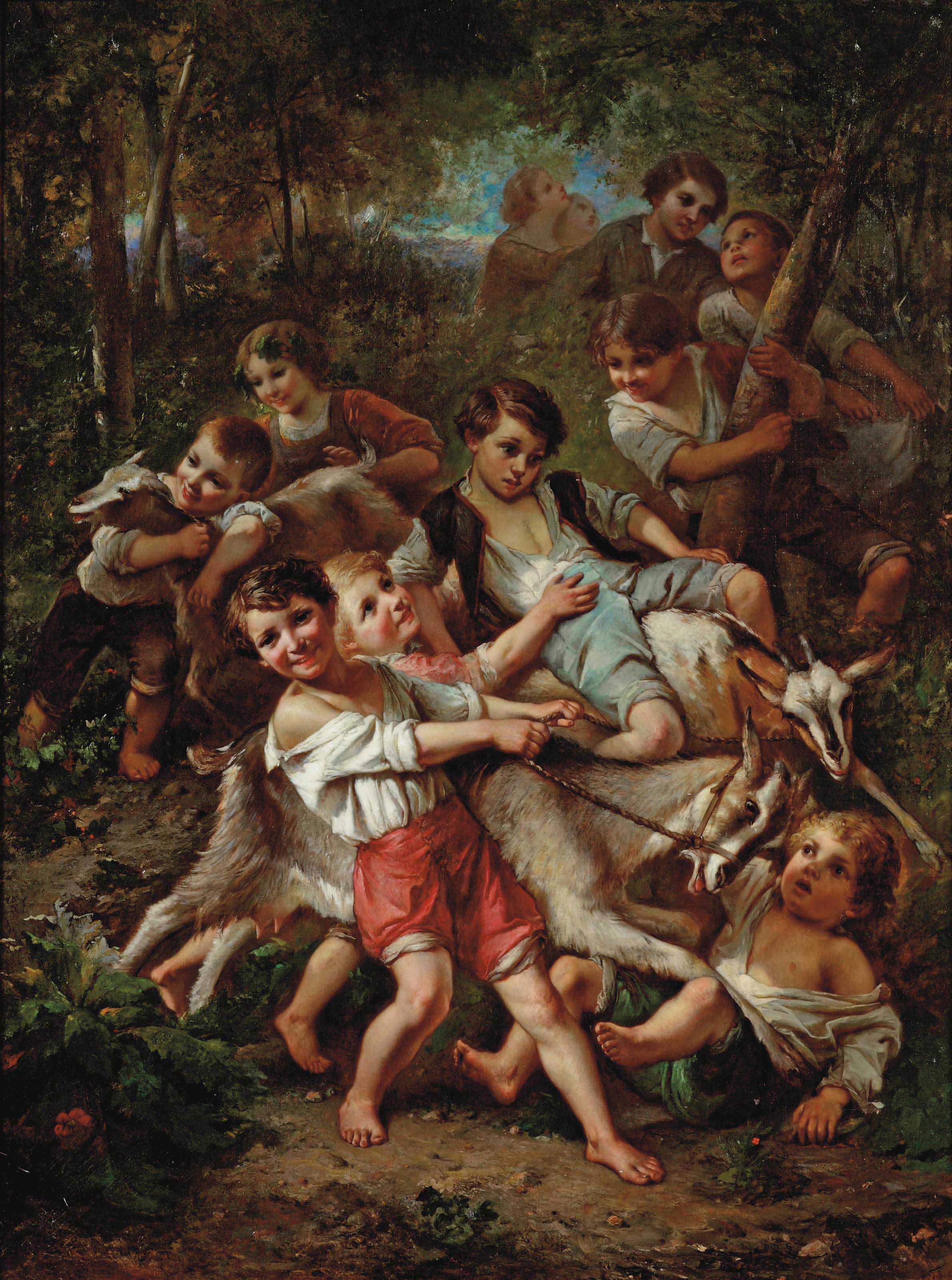 François Louis Lanfant de Metz - The Steeple Chase