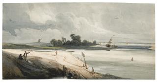 François Louis Thomas Francia - Portchester Castle, Hampshire