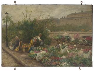 François-Marie Firmin, Dit Firmin-Girard - Le Quai aux fleurs à Paris