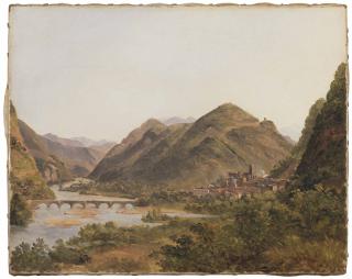 François-Marius Granet - Digne from Saint-Lazare