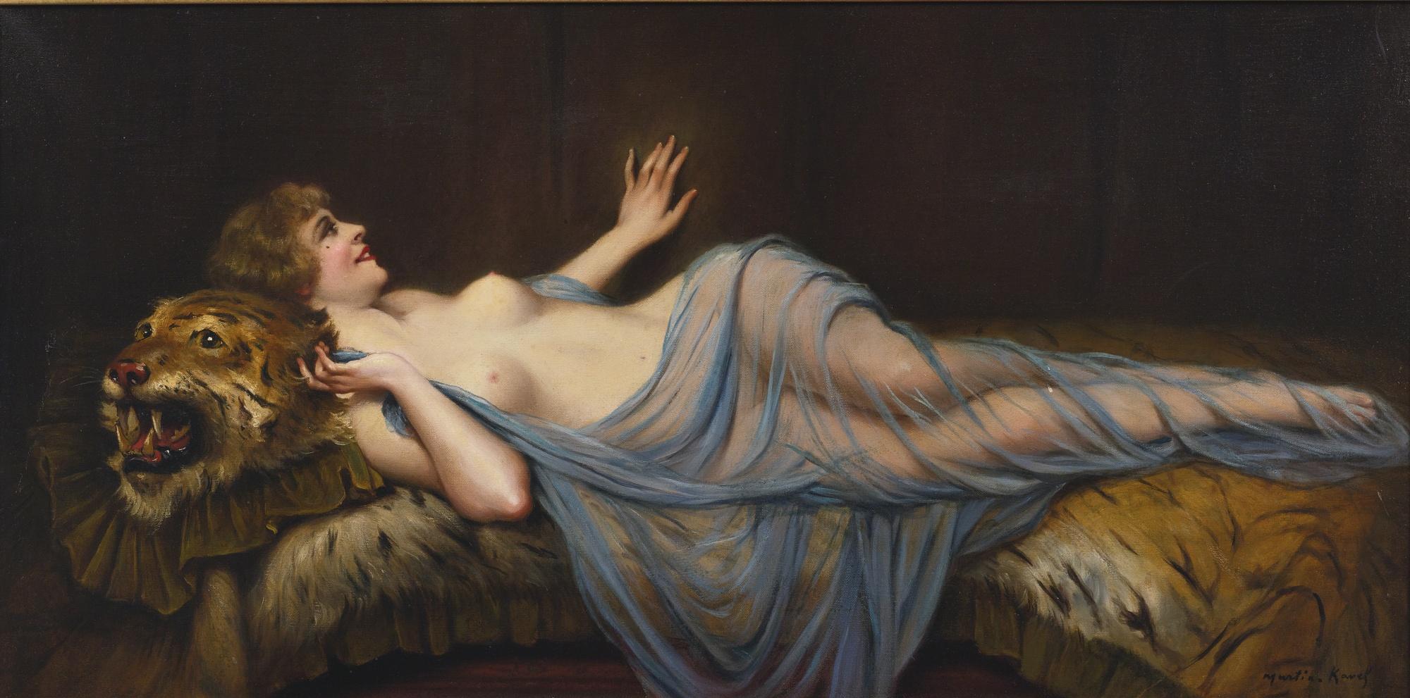 François Martin-Kavel - Femme Au Tigre