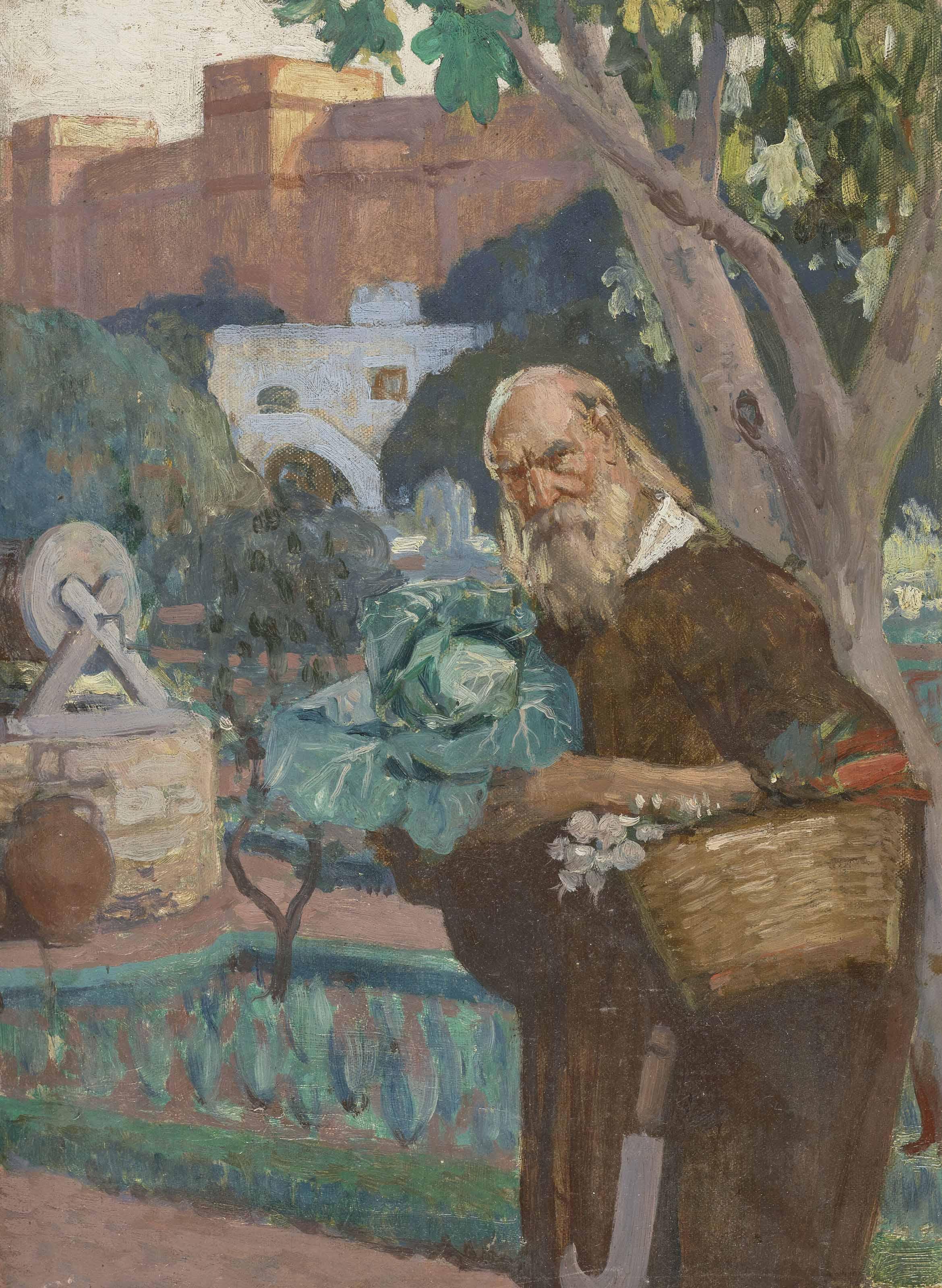 François Maurice Roganeau - Le Vieillard de Tarente