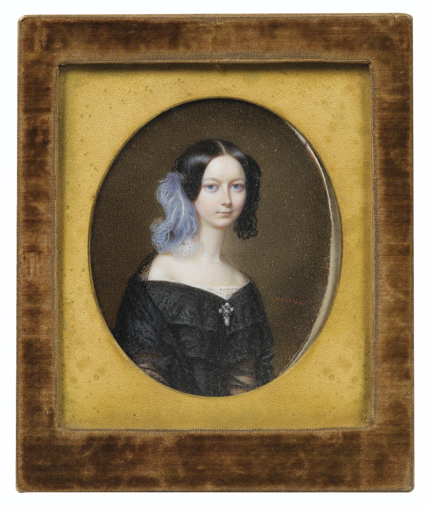 Francois Meuret - Duchesse Hélène De Mecklenburg-Schwerin, Future Duchesse D\'Orléans (1814-1858)