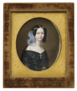 Francois Meuret - Duchesse Hélène De Mecklenburg-Schwerin, Future Duchesse D\'Orléans (1814-1858)