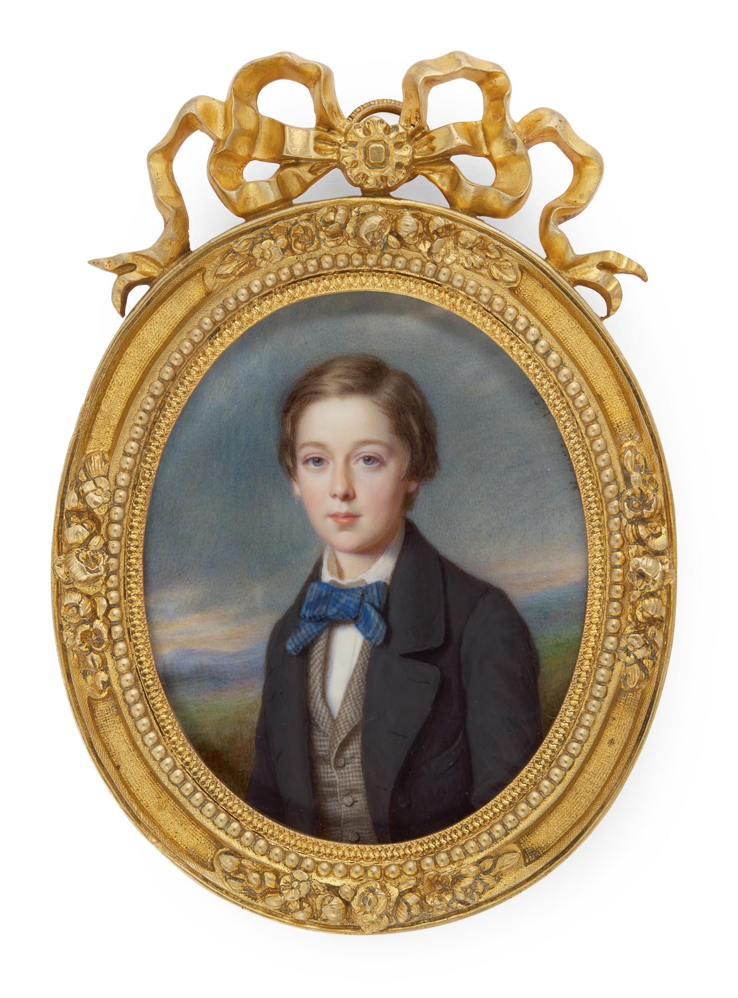 Francois Meuret - Portrait Of Robert Arthur De Acres, Marquis De L\'Aigle (1843-1931)