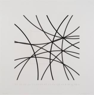 Francois Morellet - 11 arcs de cercle d\'après le chiffre Pi, 1997