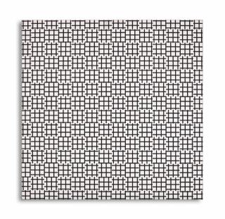 François Morellet - 2 Trames De Tiret 0° 90° (Two Warps And Wefts Of Short Lines 0°-90°)