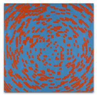 François Morellet - 20% De Carrés Superposés 5 Fois En Pivotant Au Centre