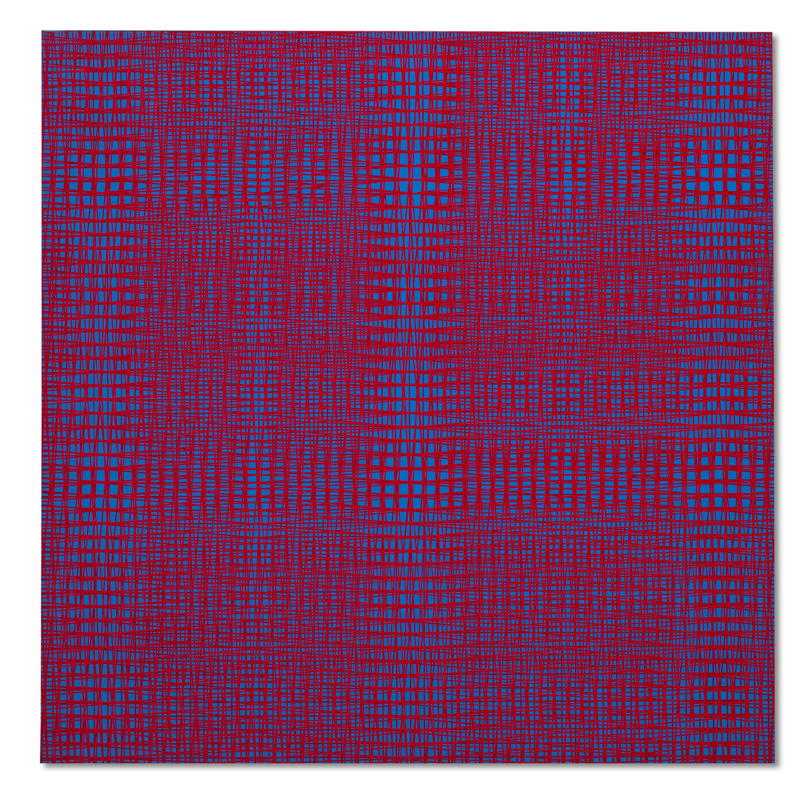 Francois Morellet - 5 Trames numbered 85°-87°5-90°-92°5-95°