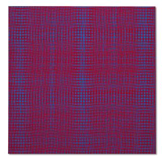 Francois Morellet - 5 Trames numbered 85°-87°5-90°-92°5-95°