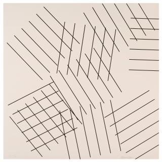 François Morellet - Tamponnades 1. 3. 9. 27.