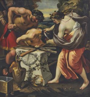 François Perrier - Scène De Sacrifice D\'Un Roi, Peut-Être Le Châtiment De Lycurgue