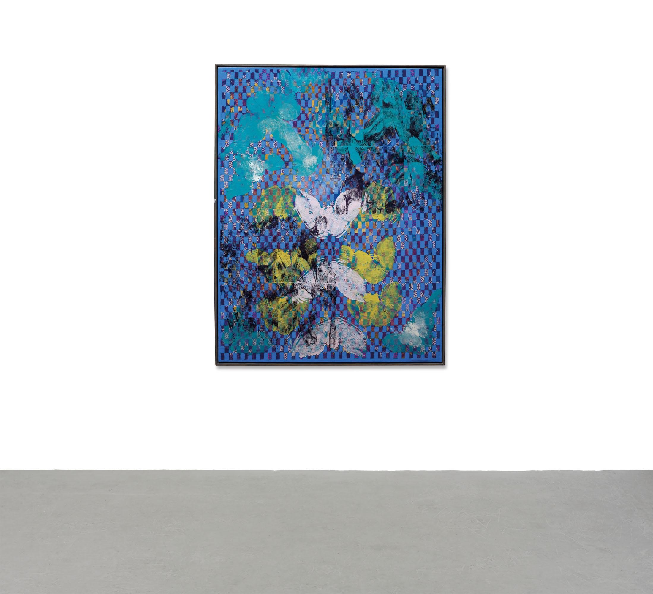 François Rouan - Constellation-Tressage