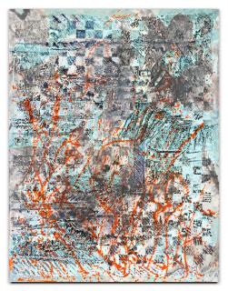 François Rouan - Mappe Cendre Verte